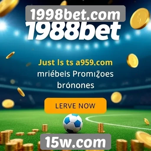 Promoções e bônus oferecidos pelo 1998bet.com